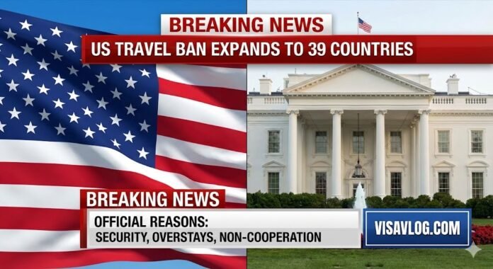 Trump Expands Travel Ban to 39 Countries: The Complete List and Official Reasons for the Restrictions