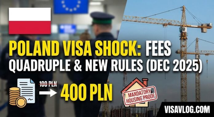 Poland Work Visa “Shock” Update: Fees Quadruple & New Housing Rules for Non-EU Workers