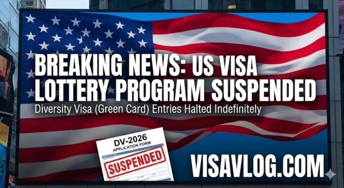 US Suspends “Green Card Lottery” (Diversity Visa) Indefinitely Following Brown University & MIT Shootings