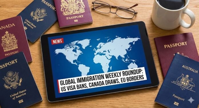 Global Immigration Weekly Roundup: US Visa Bans, Canada’s Express Entry Surge, and Europe’s Strict New Laws (December 15–21, 2025)