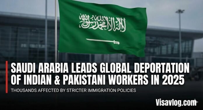 Saudi Arabia Leads Global Deporting Indian,Pakistanis Workers in 2025